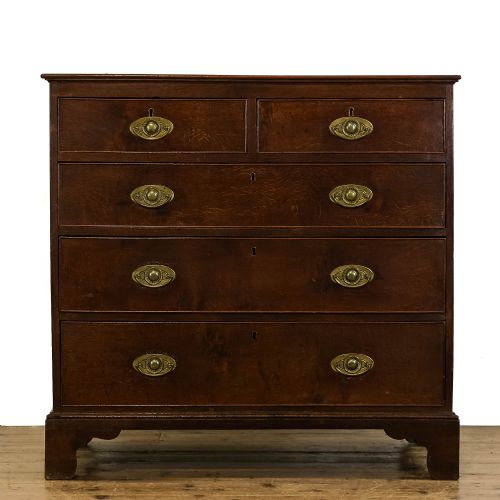 Antique Georgian Oak Chest of Drawers