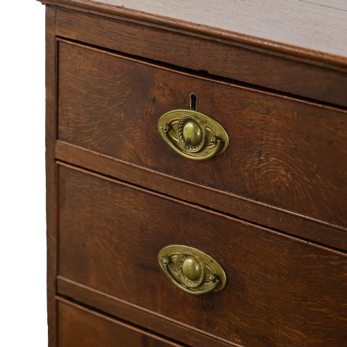 fig 3. Antique Georgian Oak Chest of Drawers