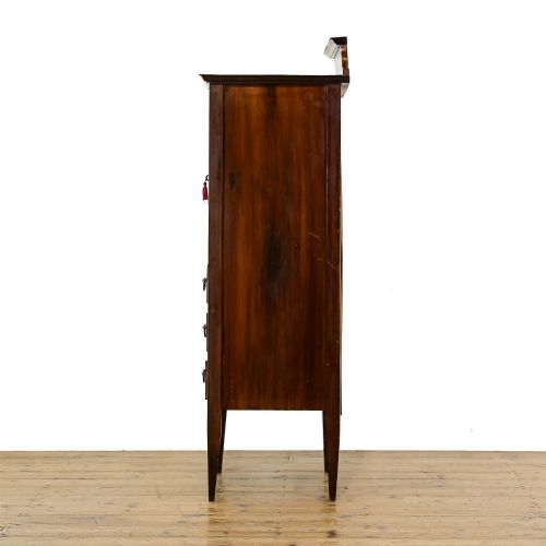 fig 1. Antique Edwardian Mahogany Music Cabinet
