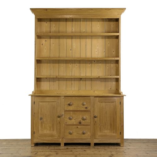 Antique Victorian Pine Kitchen Dresser