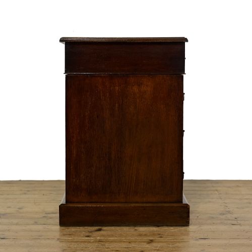 fig 3. Antique Victorian Oak Twin Pedestal Desk