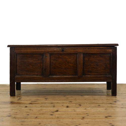 fig 1. 18th Century Oak Coffer
