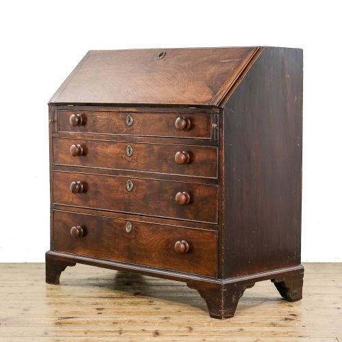 fig 1. Antique Georgian Mahogany Bureau