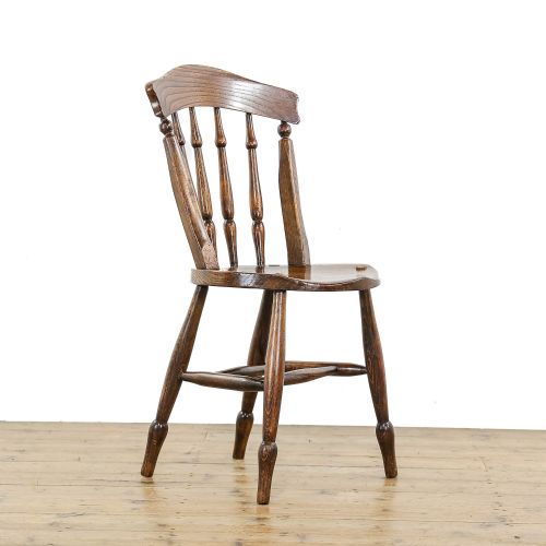 fig 1. Set of Three Antique Elm Penny Chairs