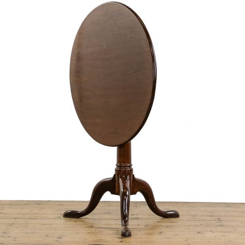 ANTIQUE GEORGIAN MAHOGANY TILT TOP TABLE - ADDITIONAL PHOTO 1