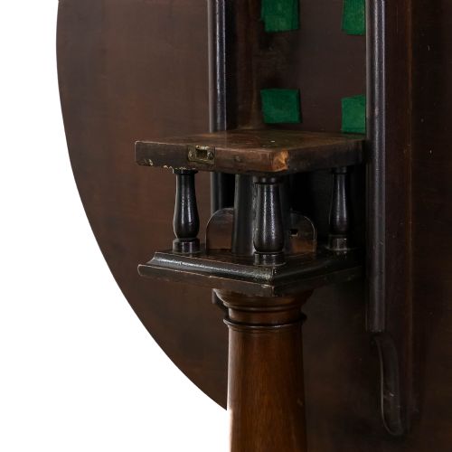 ANTIQUE GEORGIAN MAHOGANY TILT TOP TABLE - ADDITIONAL PHOTO 8