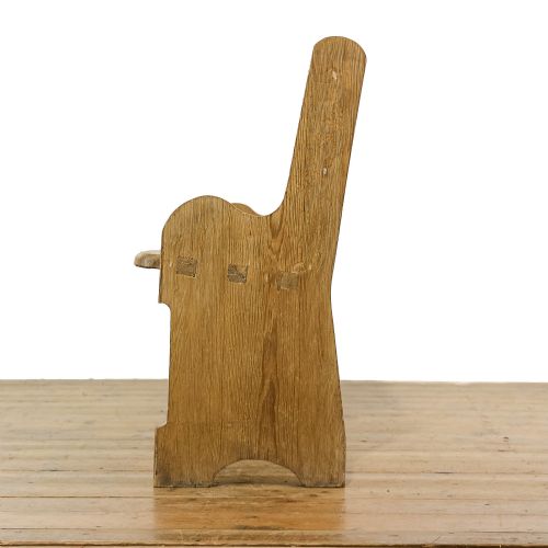 fig 2. Antique Pitch Pine Church Pew