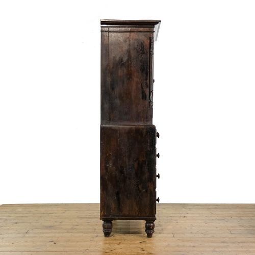fig 2. Antique Victorian Oak Housekeeper’s Cupboard