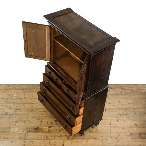 fig 3. Antique Victorian Oak Housekeeper’s Cupboard