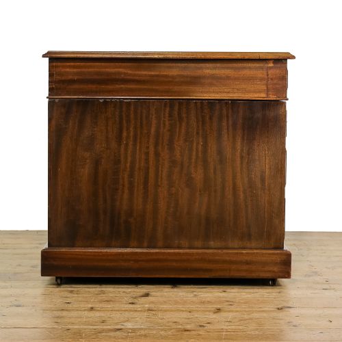 fig 3. Antique Edwardian Mahogany Twin Pedestal Desk