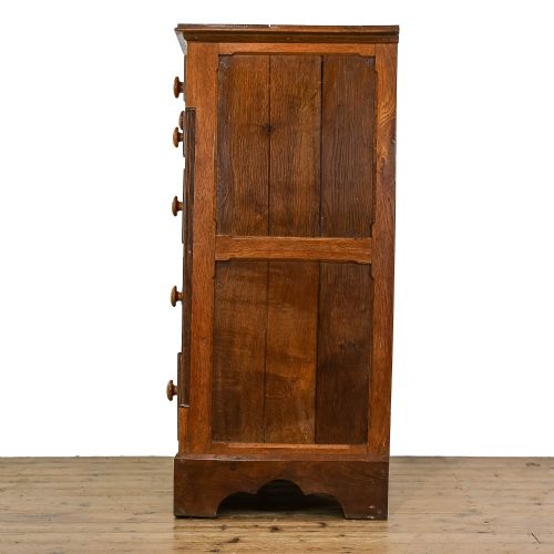 fig 1. Antique Victorian Pale Oak Scotch Chest of Drawers