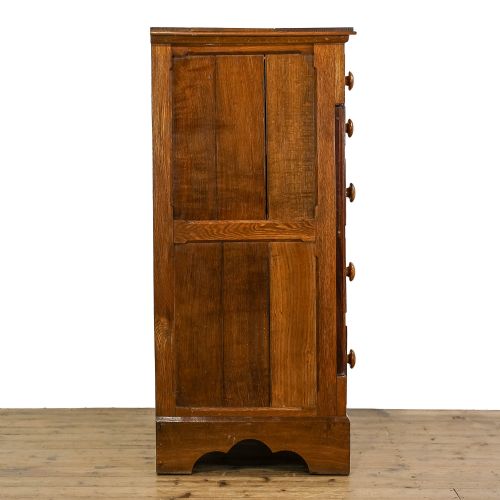 fig 2. Antique Victorian Pale Oak Scotch Chest of Drawers