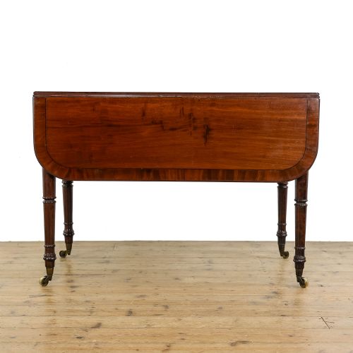 fig 1. Antique Victorian Mahogany Pembroke Table