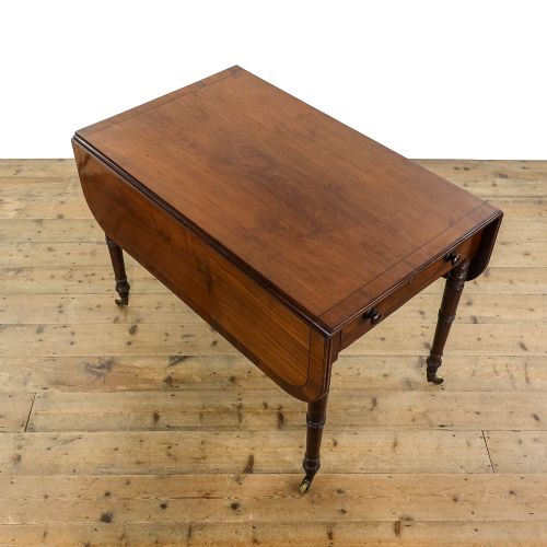 fig 2. Antique Victorian Mahogany Pembroke Table