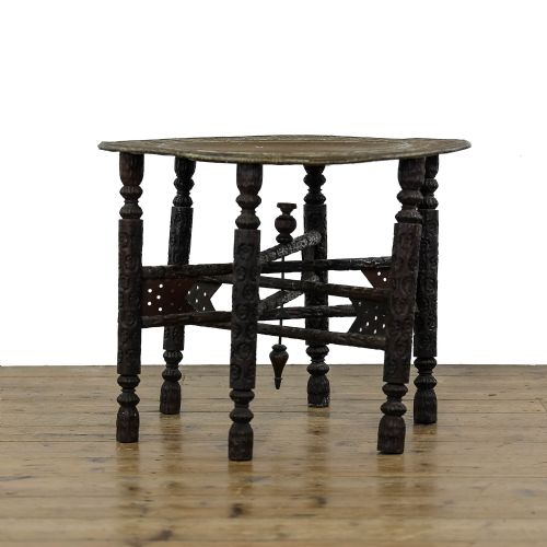 fig 3. Middle Eastern Style Brass Folding Tray Top Table