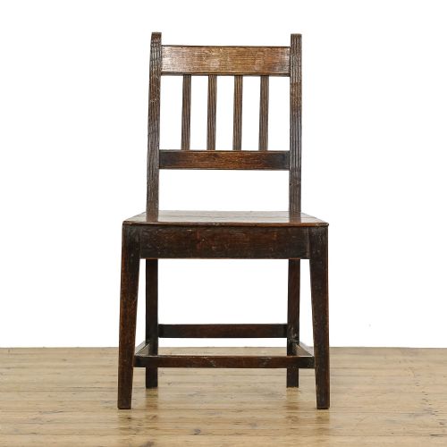 fig 2. Set of four Antique Welsh Oak Farmhouse Chairs
