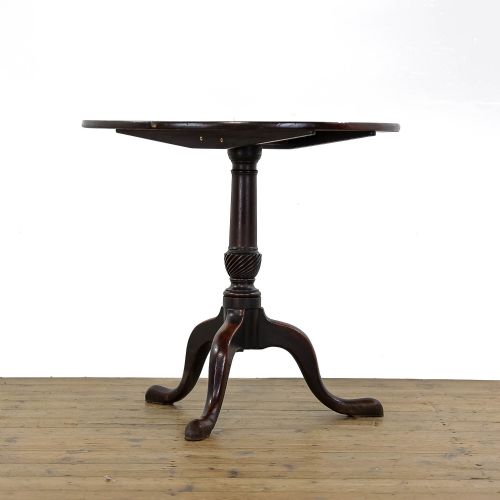 fig 1. Antique Georgian Mahogany Tripod Table