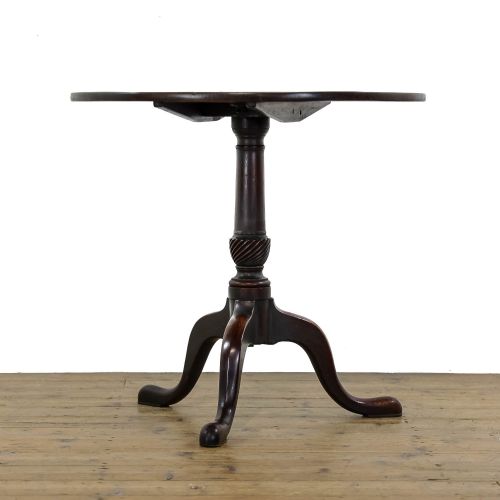 fig 2. Antique Georgian Mahogany Tripod Table
