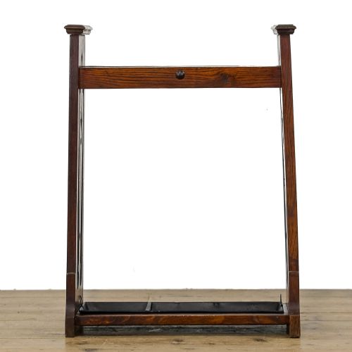 fig 2. Antique Oak Arts and Crafts Umbrella Stand