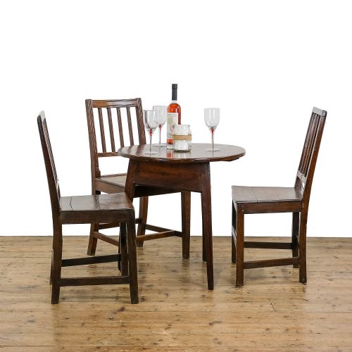 fig 2. Antique 19th Century Elm Cricket Table