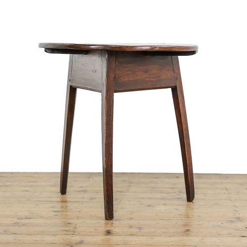 fig 3. Antique 19th Century Elm Cricket Table
