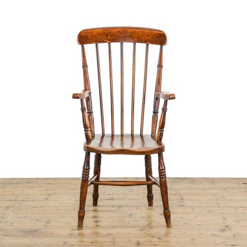 fig 1. Antique Elm and Beech Windsor Armchair