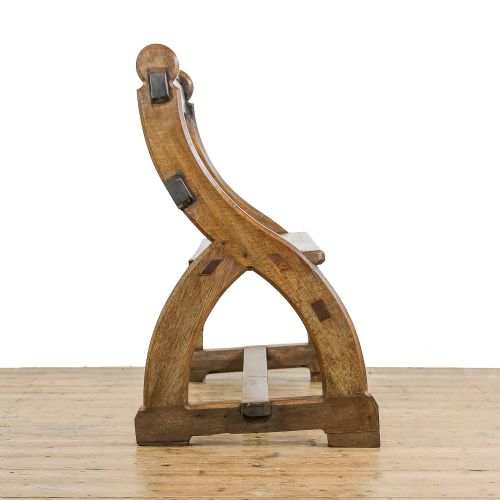 fig 2. Antique Gothic Church Bench