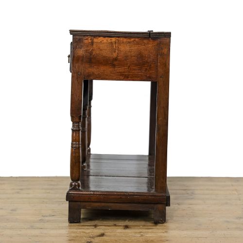 fig 1. Antique 19th Century Oak Dresser Base