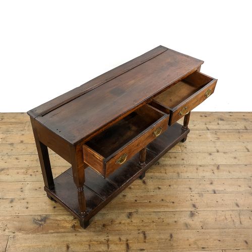 fig 3. Antique 19th Century Oak Dresser Base