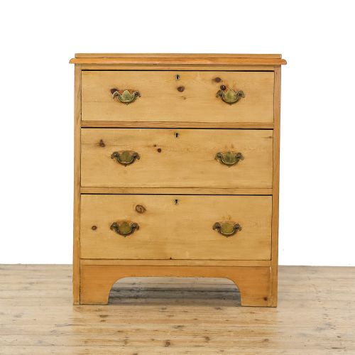 Small Antique Victorian Pine Chest of Drawers
