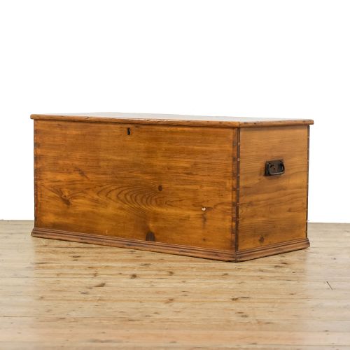 Antique 19th Century Pine Trunk