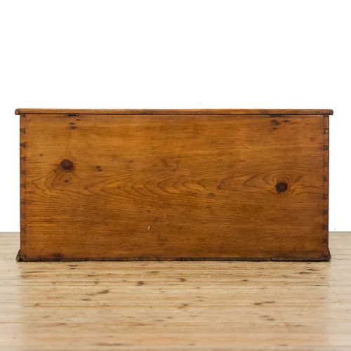 fig 3. Antique 19th Century Pine Trunk