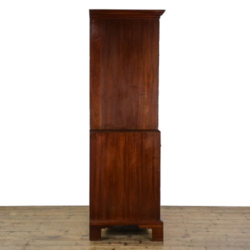 fig 1. Antique George III Mahogany Chest on Chest