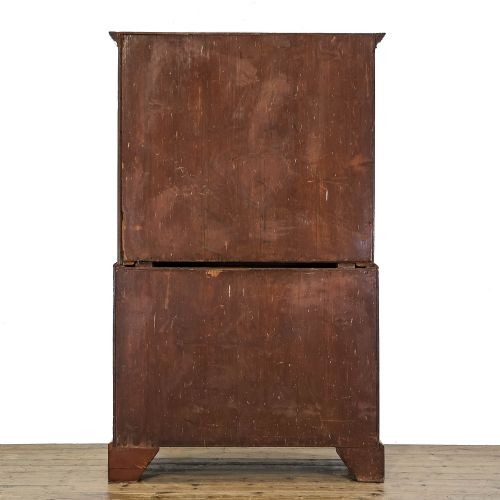 fig 2. Antique George III Mahogany Chest on Chest