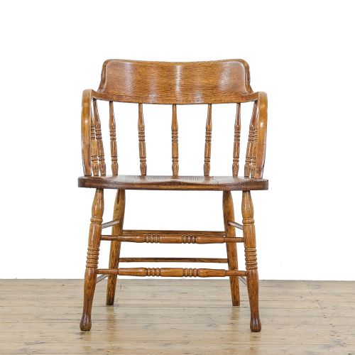fig 1. Antique Edwardian Desk Chair