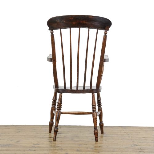 fig 2. Antique Elm and Beechwood Windsor armchair
