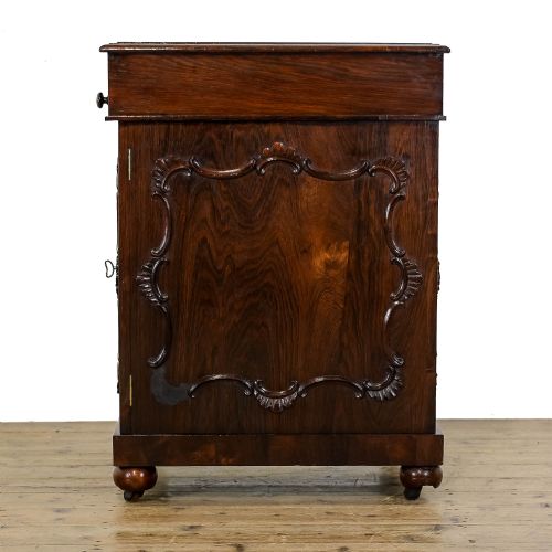 fig 2. Antique Victorian Rosewood Davenport Desk