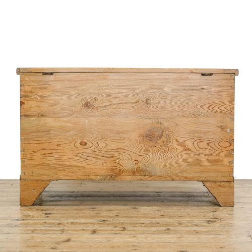 fig 2. Antique 19th Century Pine Blanket Box