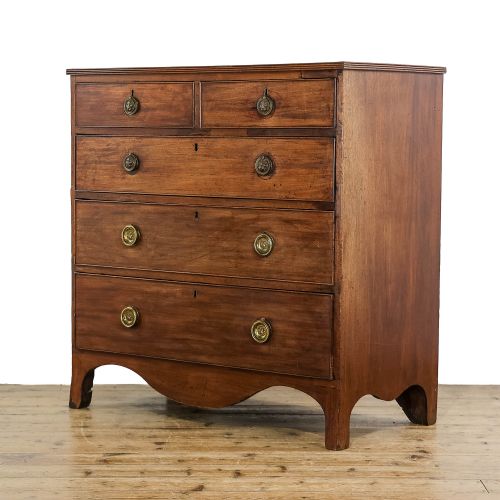 fig 1. Antique Regency Mahogany Chest of Drawers