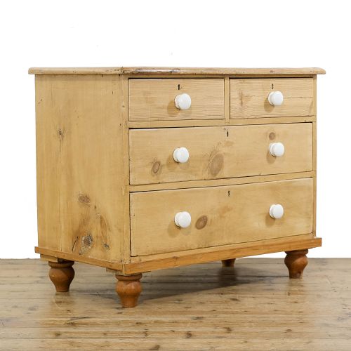 fig 2. Antique Victorian Pine Chest of Drawers