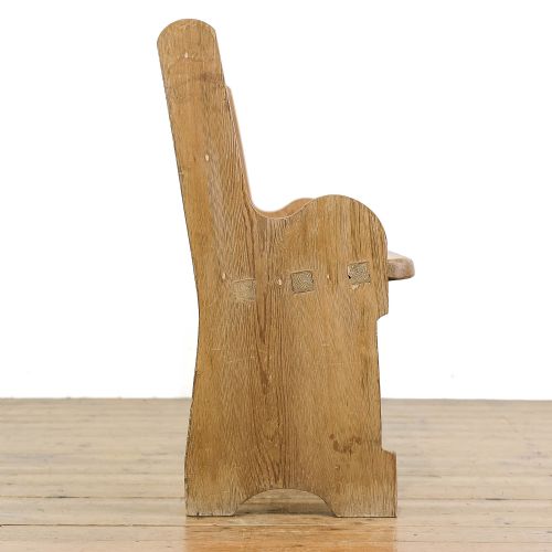 fig 2. Antique Pitch Pine Church Pew