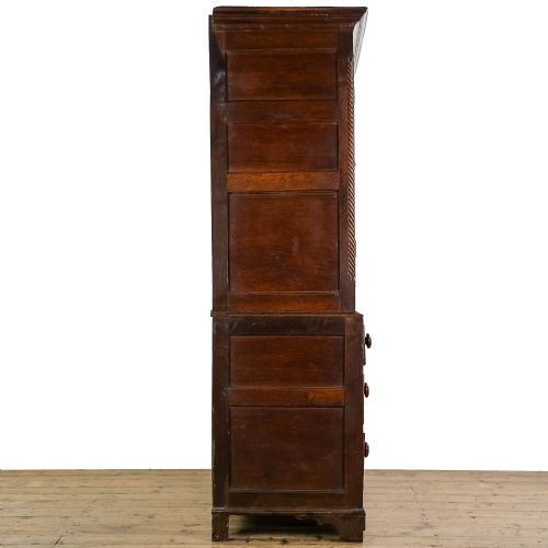 fig 3. Antique Late 18th Century Welsh Oak Linen Cupboard