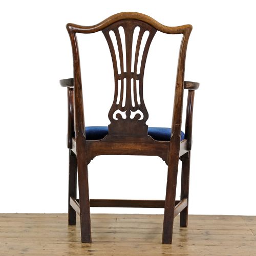 fig 2. Antique George III Mahogany Armchair