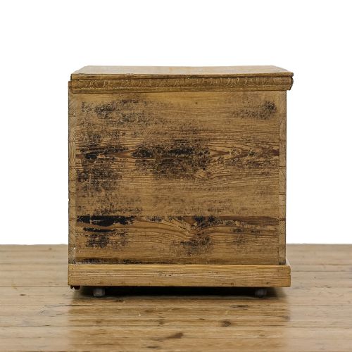 fig 1. Small Antique Pine Trunk