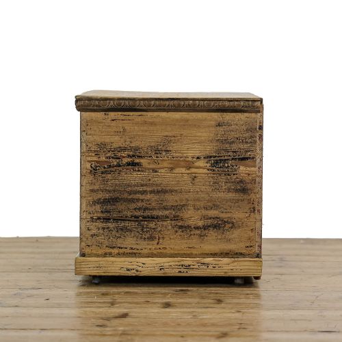 fig 3. Small Antique Pine Trunk