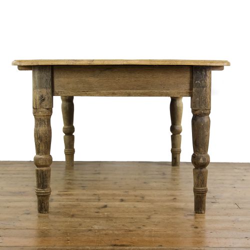 fig 2. Rustic Antique Farmhouse Pine Kitchen Table