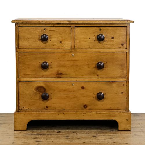 Antique Victorian Pine Chest of Drawers
