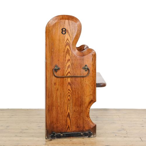 fig 2. Antique Pitch Pine Church Pew
