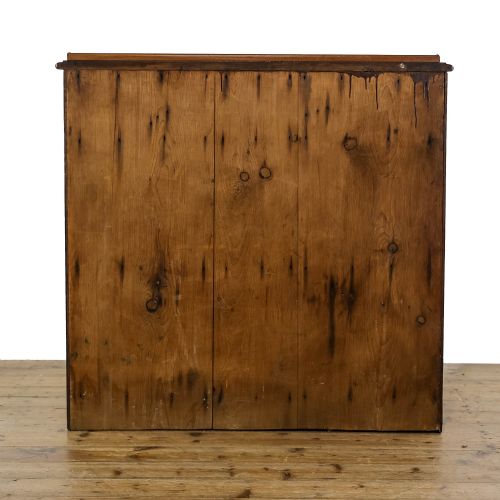 fig 2. Antique 19th Century Mahogany Campaign Chest of Drawers