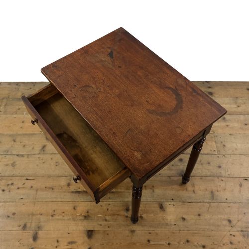 ANTIQUE 19TH CENTURY MAHOGANY LADIES WORKTABLE - ADDITIONAL PHOTO 5
